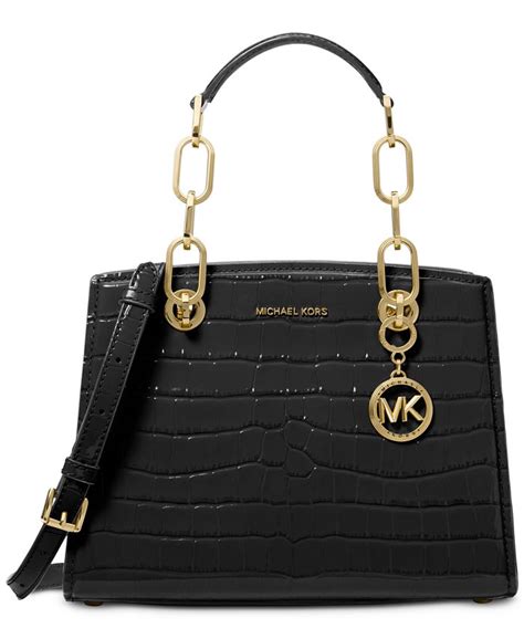 michael kors cynthia small|MICHAEL Michael Kors Cynthia Small North South Satchel .